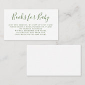 Boeken aanvragen | Baby shower uitnodiging (Voorkant / Achterkant)