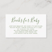 Boeken aanvragen | Baby shower uitnodiging (Voorkant)