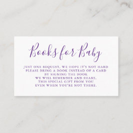 Boeken aanvragen | Baby shower uitnodiging
