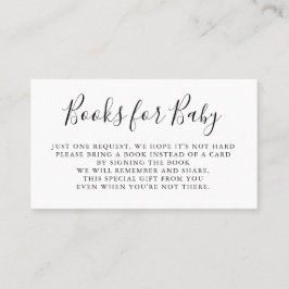 Boeken aanvragen | Baby shower uitnodiging