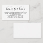 Boeken aanvragen | Baby shower uitnodiging (Voorkant / Achterkant)