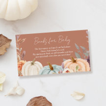 Boeken aanvragen Herfst Little Pumpkin Baby shower
