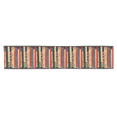 Boeken Abstracte Short Table Runner Korte Tafelloper (Horizontaal)