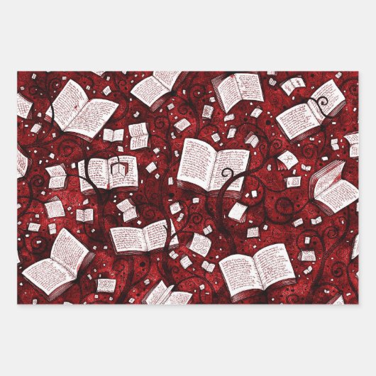 Boeken Achtergrond Collectie 1 Inpakpapier Vel (Voorkant 2)