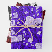 Boeken Achtergrond Collectie 1 Inpakpapier Vel (In situ)