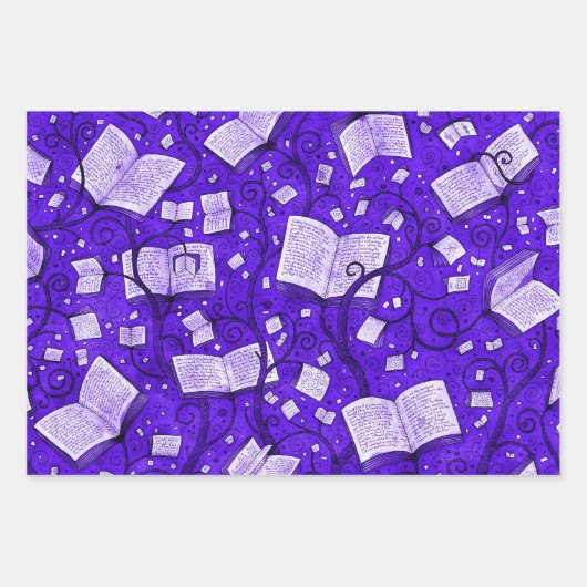 Boeken Achtergrond Collectie 1 Inpakpapier Vel (Voorkant)