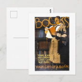  boeken als cadeau Poster Briefkaart (Voorkant / Achterkant)