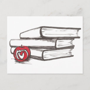 Boeken + Apple BRIEFKAART