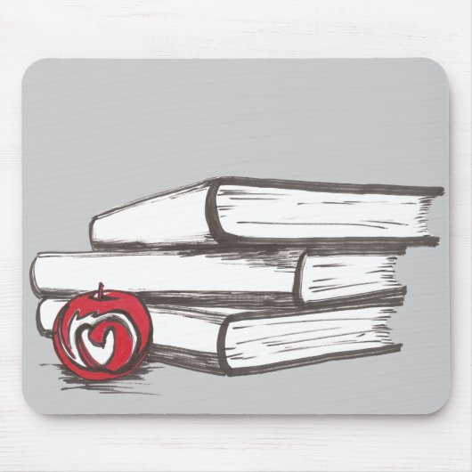 Boeken + Apple | Muismat (Voorkant)