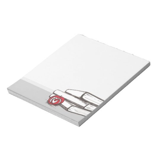 Boeken + Apple |  NOTITIEBLOK (Linkerzijde)