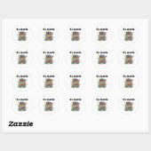 Boeken Autisme Coquette Bow Ronde Sticker (Vel)