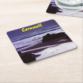 Boeken, baai, Cornwall Kartonnen Onderzetters (Schuin)