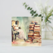 Boeken & Baby: een literaire viering, een Baby sho Kaart (Staand voorkant)