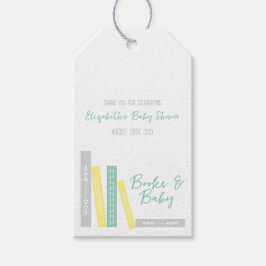 Boeken Baby Shower Cadeaulabel