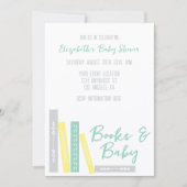Boeken Baby Shower Kaart (Voorkant)