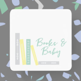Boeken Baby Shower Kartonnen Onderzetters