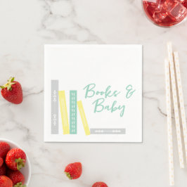 Boeken Baby Shower Servet