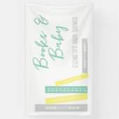Boeken Baby Shower Spandoek (Verticaal)