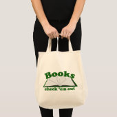 Boeken bekijken ze tote bag (Voorkant (product))