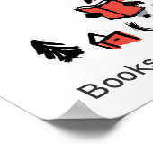 Boeken bevinden zich altijd in het Poster Seizoen (Hoek)