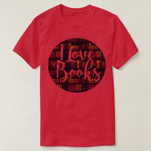 Boeken - Bibliotheek - Boeken - Bladwijzer - Lezen T-shirt (Design voorkant)