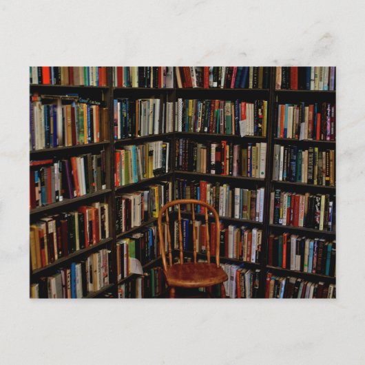 Boeken bij kleine Zwitserland Briefkaarten (Voorkant)