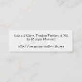 Boeken Bladwijzer! Mini Visitekaartje (Achterkant)