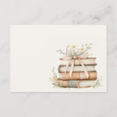  Boeken Bloemen Breng een Recept Vrijgezellenfeest Informatiekaartje (Achterkant)