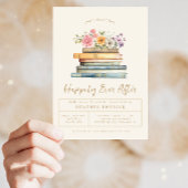 Boeken Bloemen Vrijgezellenfeest Kaart