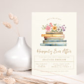 Boeken Bloemen Vrijgezellenfeest Kaart