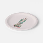 Boeken & Bloesems Papier Borden Papieren Bordje (Gekanteld)