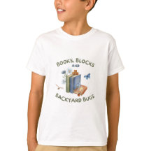 Boeken, Blokken & Achtertuin Bugs Kids T-shirt