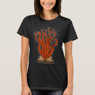 Boeken Boek Lezen Octopus Kraken Boeklezer T-shirt