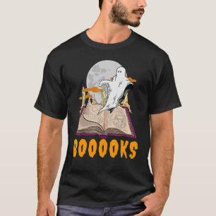 Boeken! Boeken Ghost Reading, Librarian Bookworm,  T-shirt