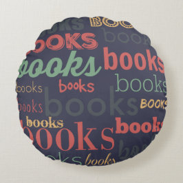 Boeken boeken! rond kussen