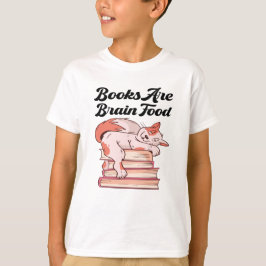 Boeken - Boeken Zijn Breinvoedsel T-shirt