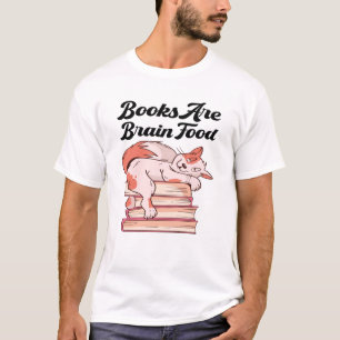 Boeken - Boeken Zijn Hersenenvoedsel T-shirt