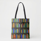 Boeken boekenkasten Canvas tas (Voorkant)