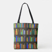 Boeken boekenkasten Canvas tas (Achterkant)