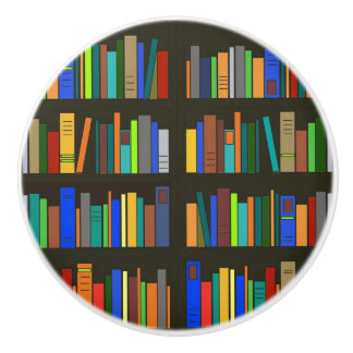 Boeken boekenkasten Ontwerpkeramische knop