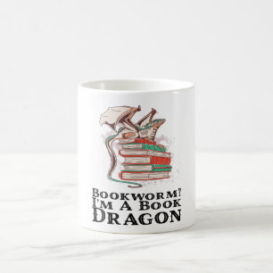 Boeken - Boekenwurm? Ik ben een Boekendragon Koffiemok