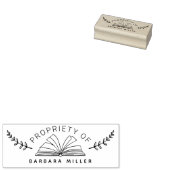 boeken Botanische aangepaste boekenplank Rubberstempel (Gestempeld)