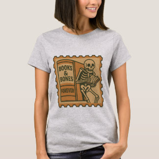 Boeken & Botten Forever T-shirt – Gothic Skeleton