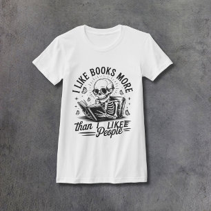 Boeken Boven Mensen Dames Maten T-shirt