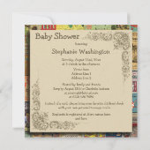  boeken brengen een Baby shower van het Boek Kaart (Achterkant)