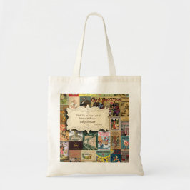  boeken brengen een Baby shower van het Boek Tote Bag