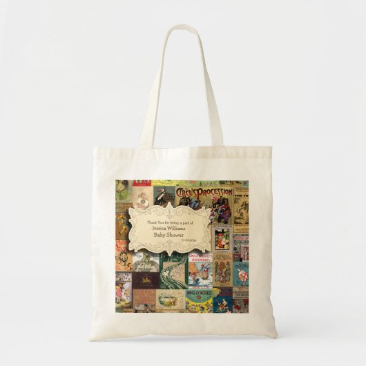  boeken brengen een Baby shower van het Boek Tote Bag (Voorkant)