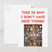 boeken briefkaart (Voorkant / Achterkant)