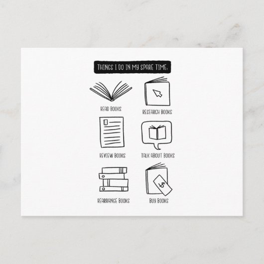 Boeken Briefkaart (Voorkant)