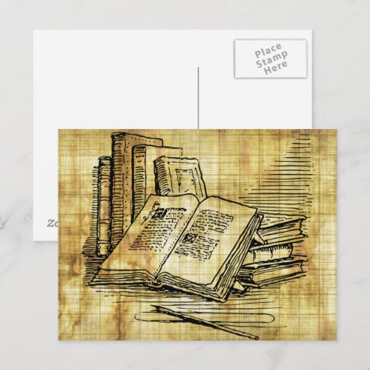  boeken briefkaart (Voorkant / Achterkant)